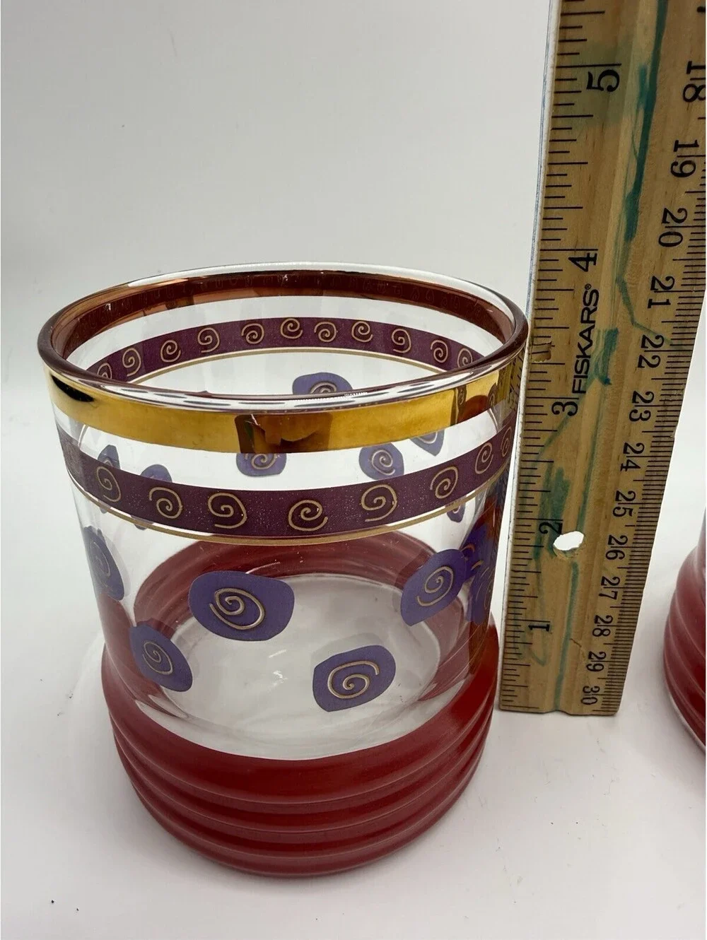 Vintage Sakura Sango Sue Zipkin Rocks Old Fashioned 10 Oz Glasses Lot Of 2